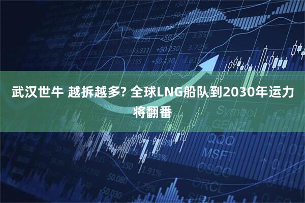 武汉世牛 越拆越多? 全球LNG船队到2030年运力将翻番