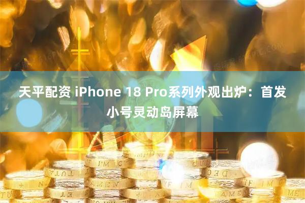 天平配资 iPhone 18 Pro系列外观出炉：首发小号灵动岛屏幕